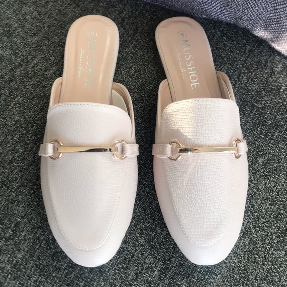 Point Toe Buckle Mule Shoes Backless Slip-on Loafe - Picture 7 of 8